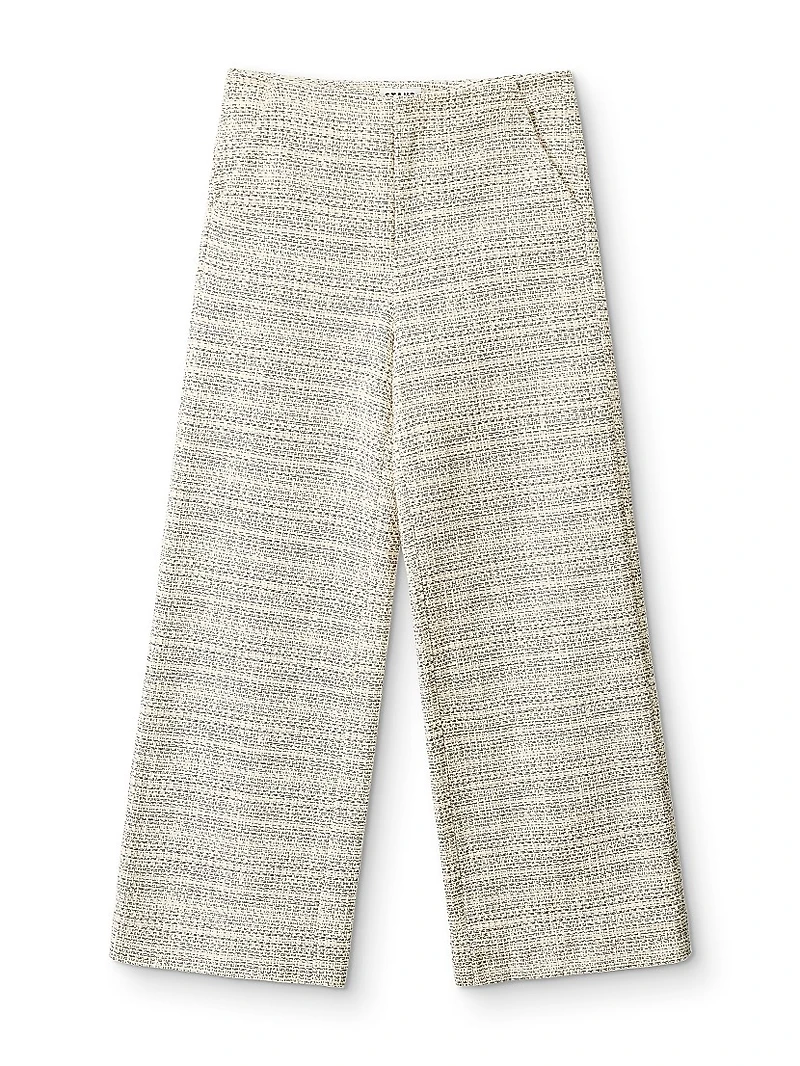 Lilia Tweed Straight Pants