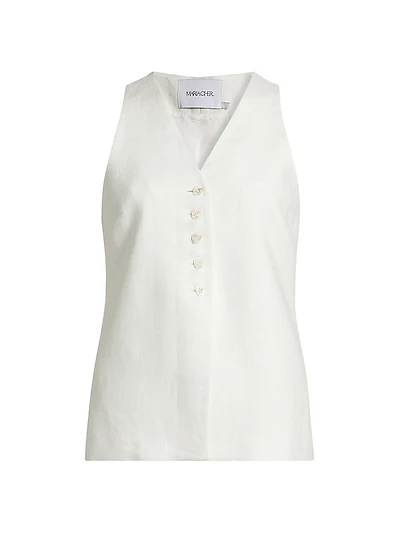 Olavarria Ruby Button-Front Vest