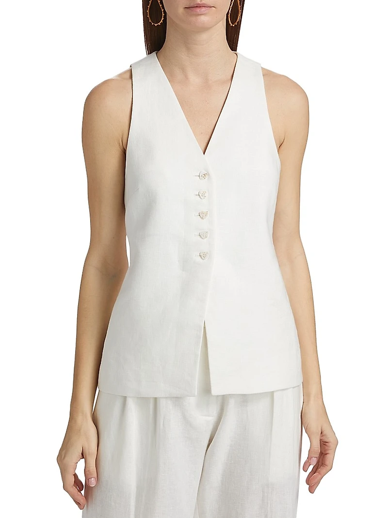 Olavarria Ruby Button-Front Vest
