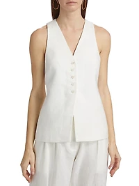 Olavarria Ruby Button-Front Vest