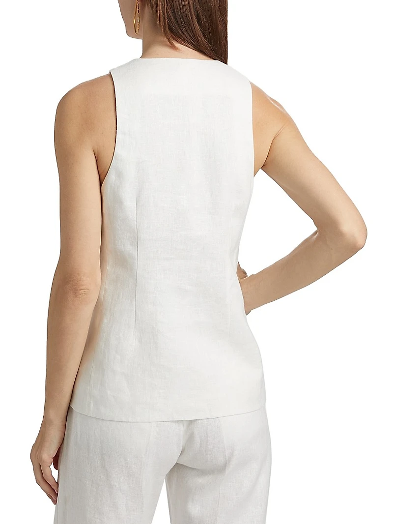 Olavarria Ruby Button-Front Vest