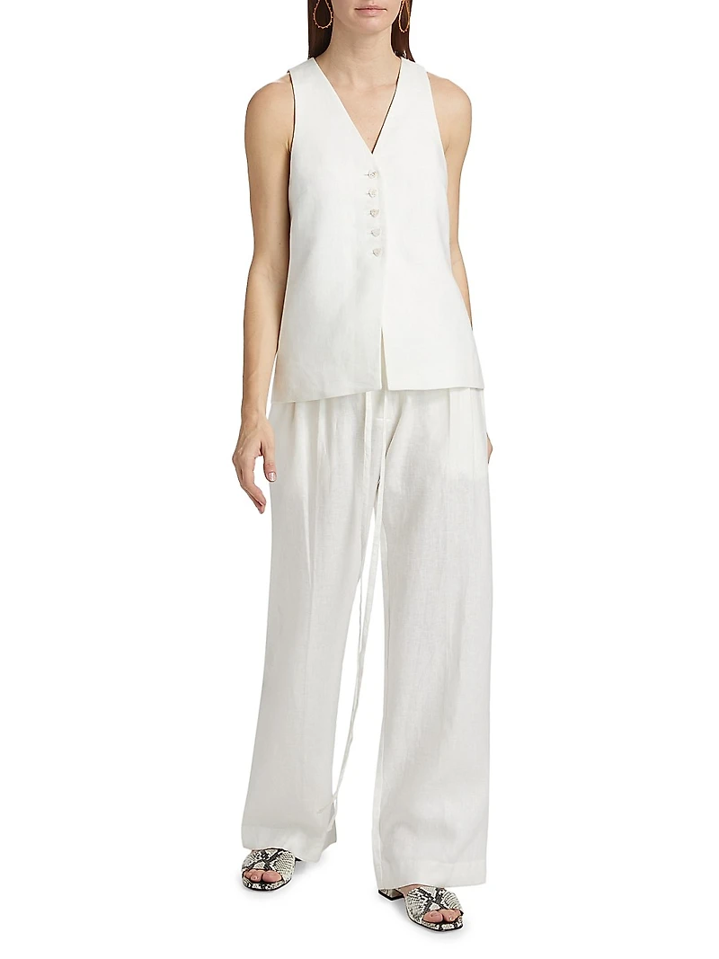 Olavarria Ruby Button-Front Vest
