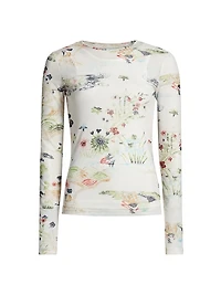 Dorrego Agata Printed Long-Sleeve Top