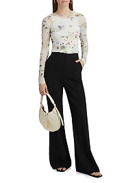 Dorrego Agata Printed Long-Sleeve Top