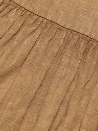 Banfield Maive Washed Linen Midi-Dress