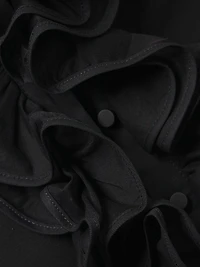 Patsy Ruffled Stretch-Cotton Shirt