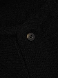 Fine Knit Wool Henley T-Shirt