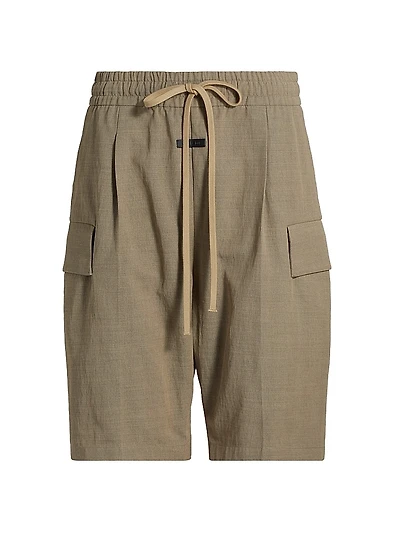 Cargo Drawstring Shorts