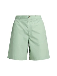 Compact Poplin Bermuda Shorts