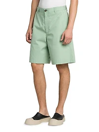 Compact Poplin Bermuda Shorts