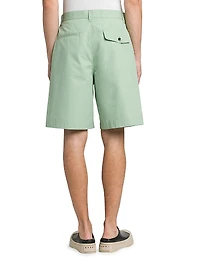 Compact Poplin Bermuda Shorts