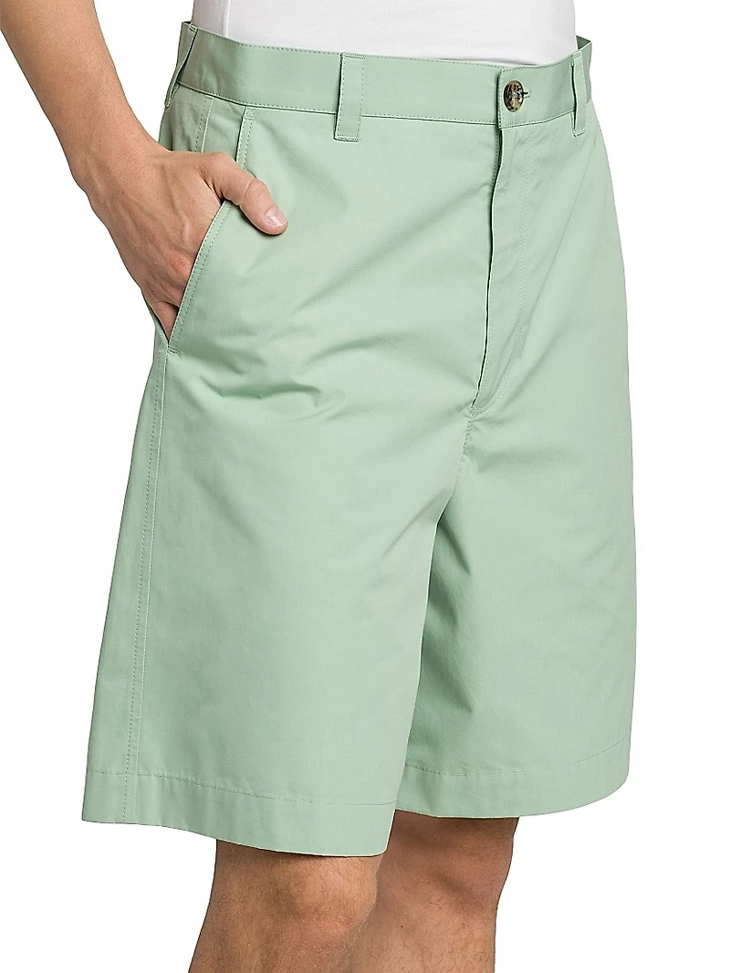 Compact Poplin Bermuda Shorts