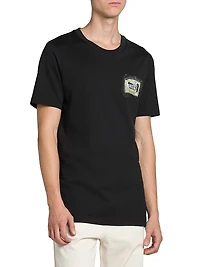 Collage Logo Cotton Crewneck T-Shirt