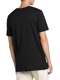 Collage Logo Cotton Crewneck T-Shirt