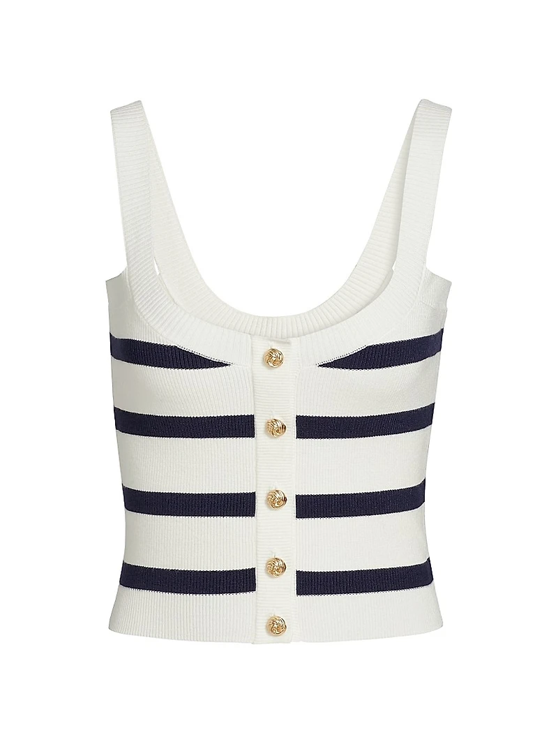 Alesso Striped Sweater Tank