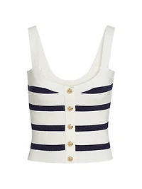 Alesso Striped Sweater Tank