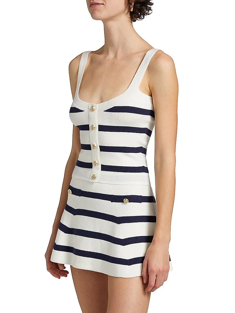 Alesso Striped Sweater Tank