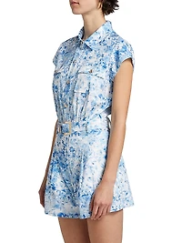 Morgan Floral Poplin Romper
