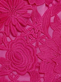 Mirelle Guipure Lace Strapless Maxi Dress