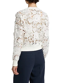 Erin 3D Guipure Lace Cardigan