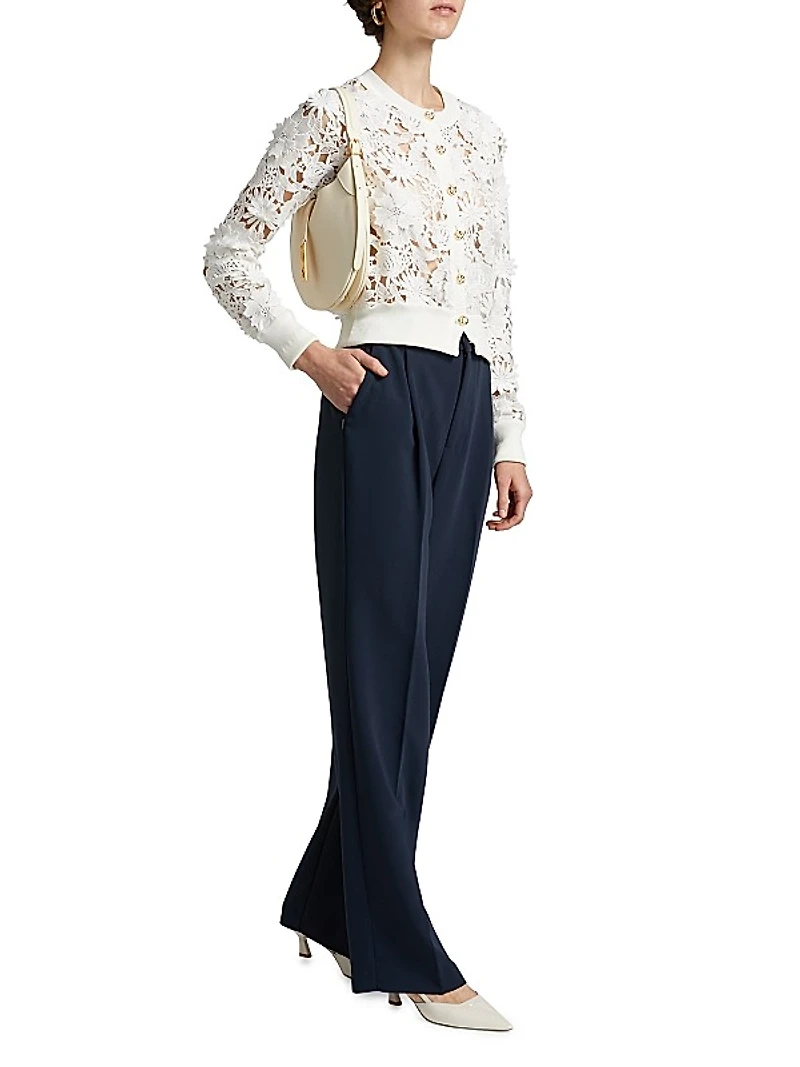 Erin 3D Guipure Lace Cardigan