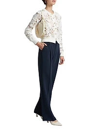 Erin 3D Guipure Lace Cardigan