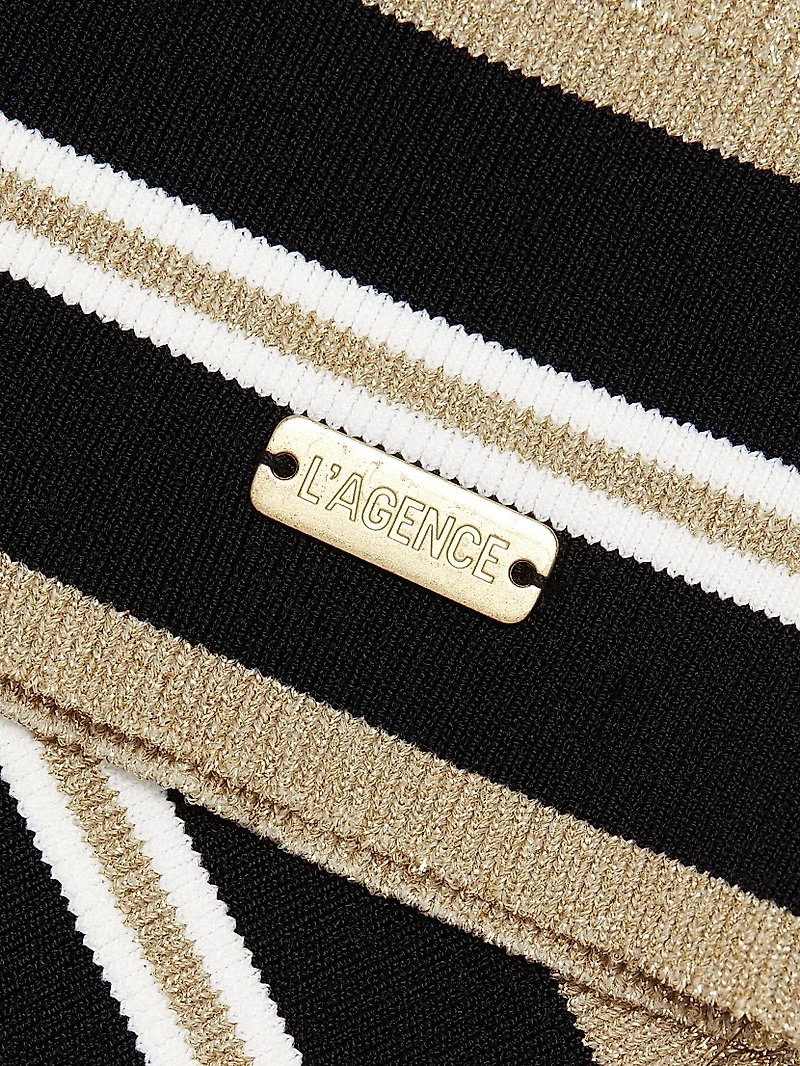 Yukio Striped Crop Sweater