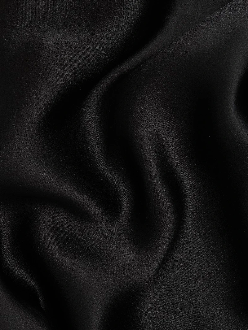 Melly Silk Off-The-Shoulder Gown