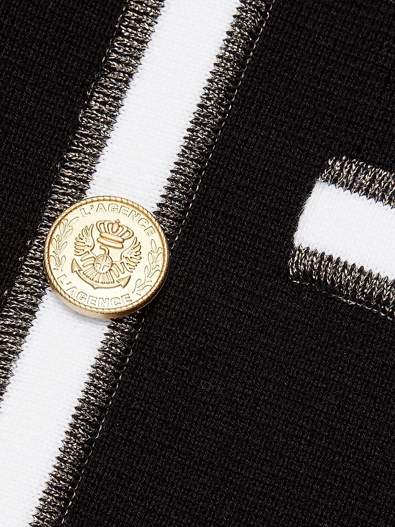 Emi Contrast Trim Miniskirt