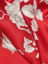 Charmaine Floral Silk Slip Gown