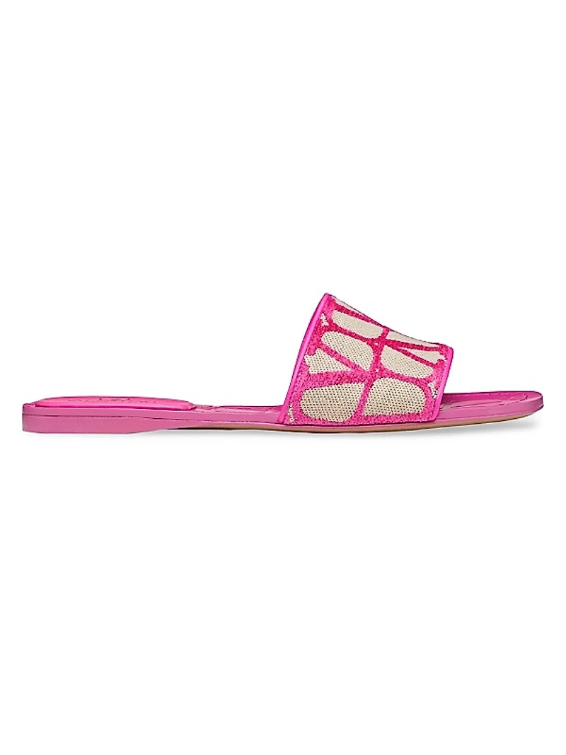 Toile Iconographe Slide Sandals
