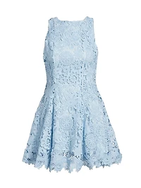 Flor Del Viento Mila Lace Minidress