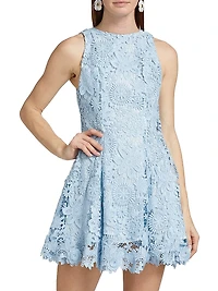 Flor Del Viento Mila Lace Minidress