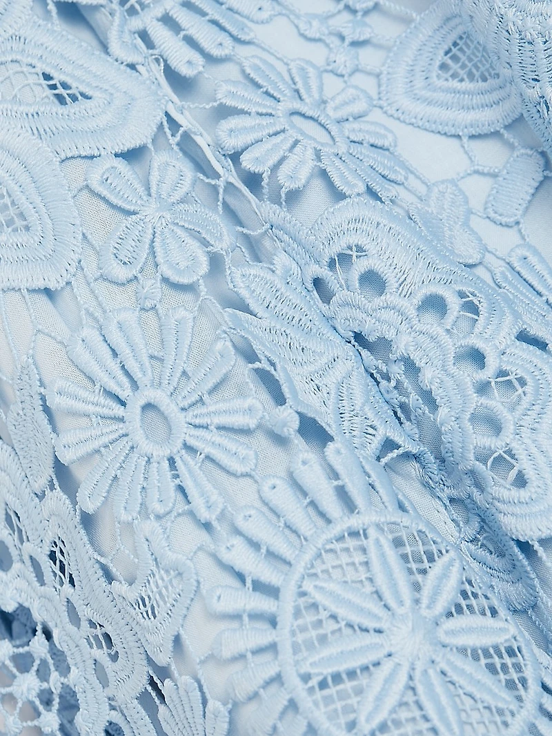 Flor Del Viento Mila Lace Minidress