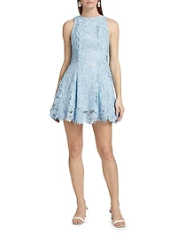 Flor Del Viento Mila Lace Minidress