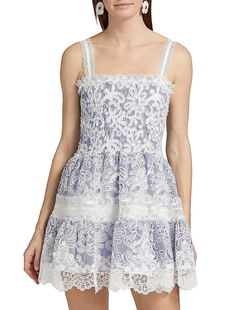 Aerin Eyelet Minidress