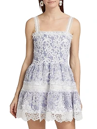 Aerin Eyelet Minidress