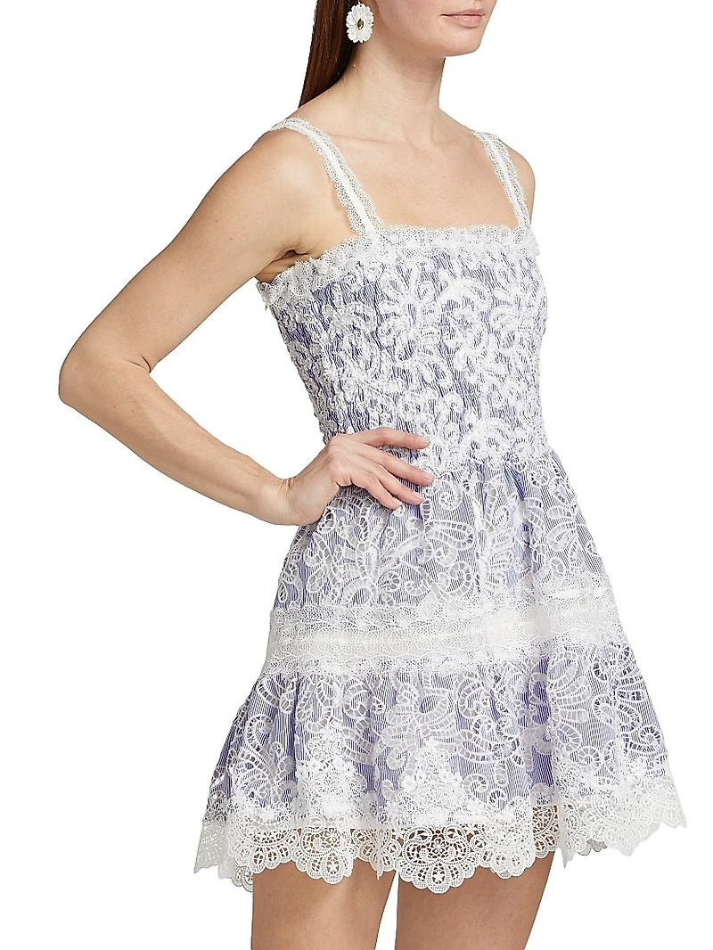 Aerin Eyelet Minidress