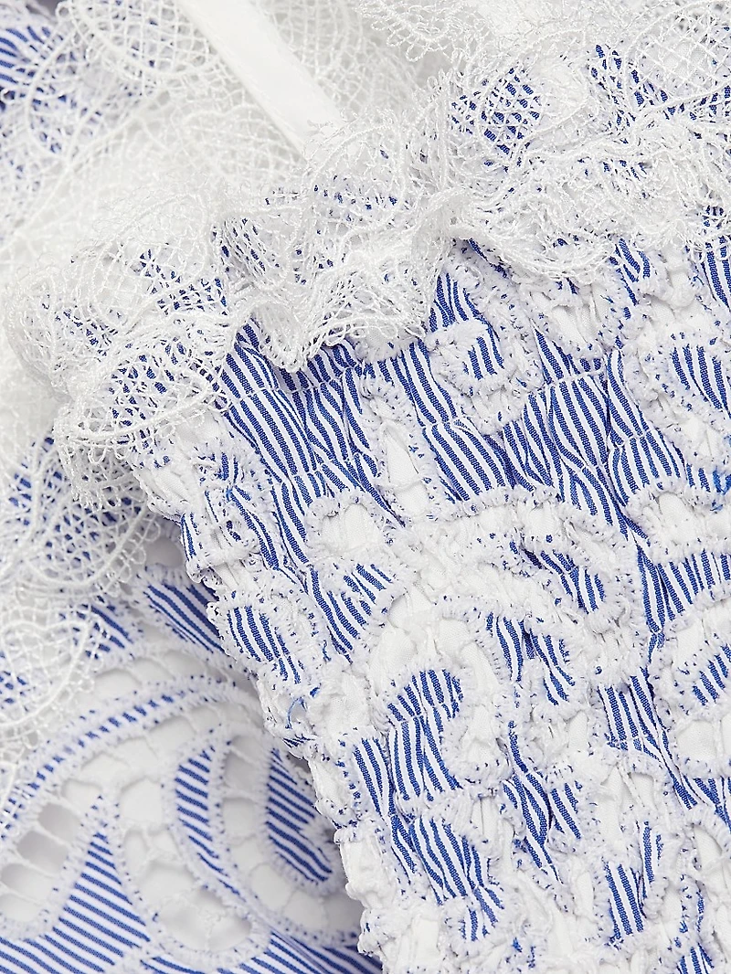 Aerin Eyelet Minidress