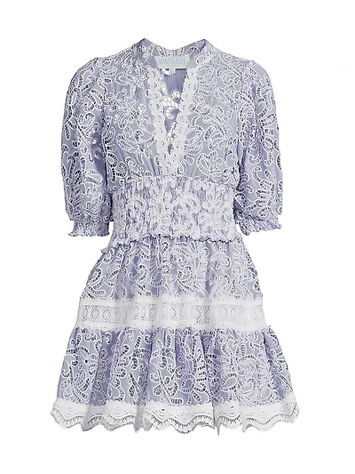 Flor Del Viento Marion Lace Minidress