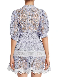 Flor Del Viento Marion Lace Minidress