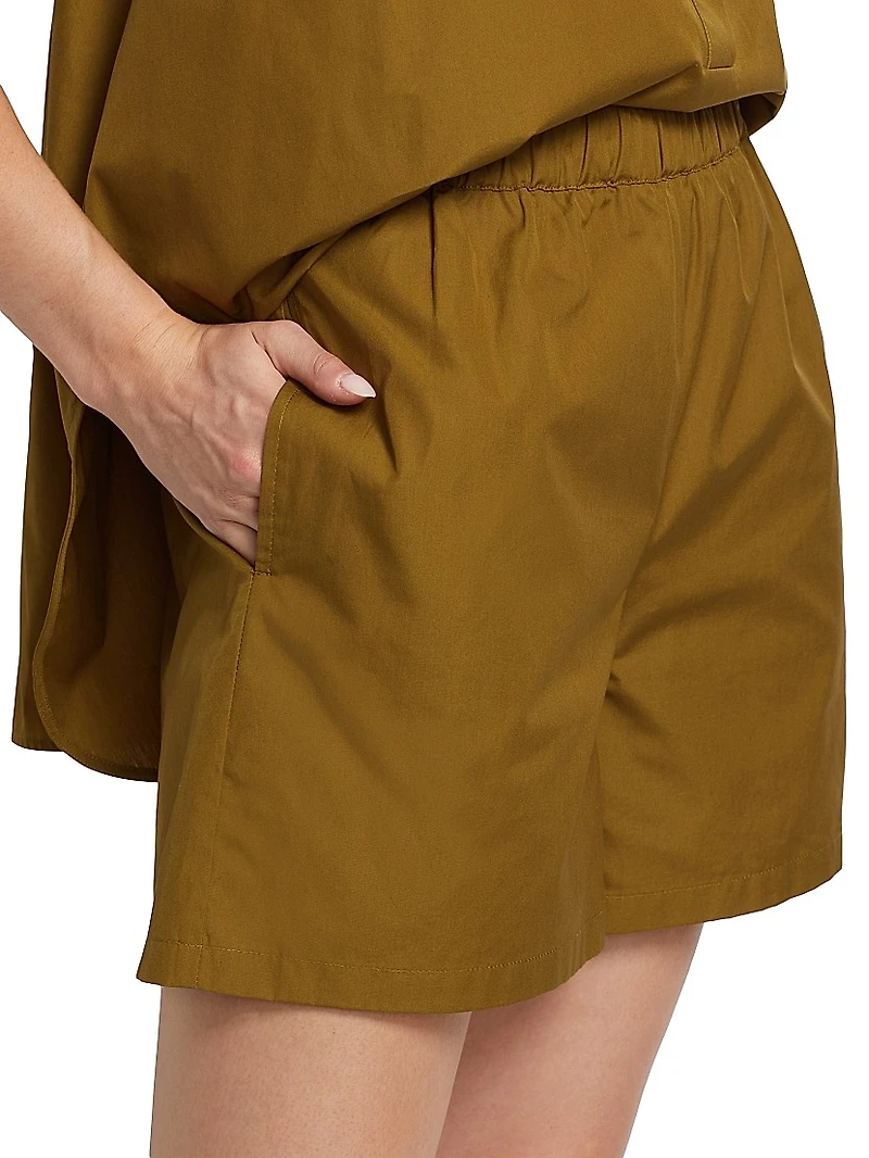 Haway Cotton Poplin Shorts