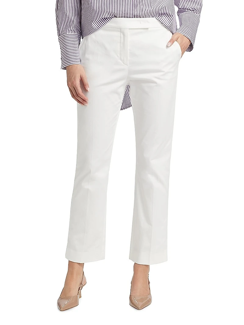 Okra Stretch Cotton Pants