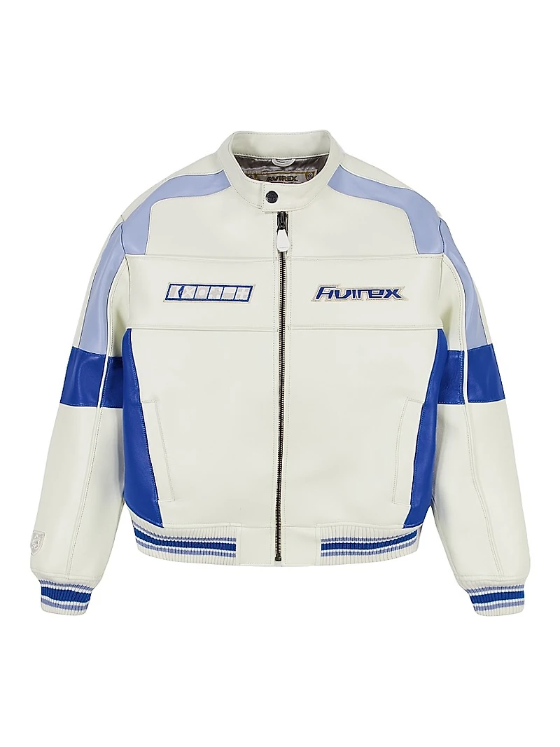 Off-Shore Leather Racing Jacket