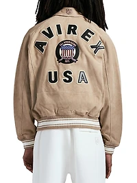 Icon Suede Bomber Jacket