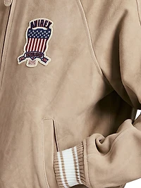 Icon Suede Bomber Jacket