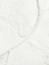 Melbourne Floral Guipure Lace Blazer