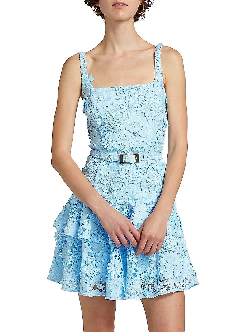 Lisette 3D Guipure Lace Minidress