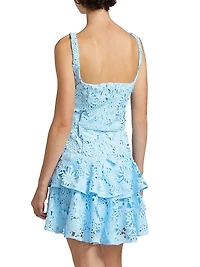 Lisette 3D Guipure Lace Minidress