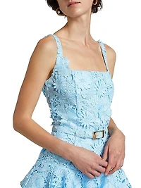 Lisette 3D Guipure Lace Minidress